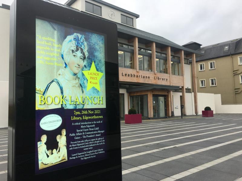 Fascinating new book  on the works of  Maria Edgeworth to be launched in new Edgeworthstown library