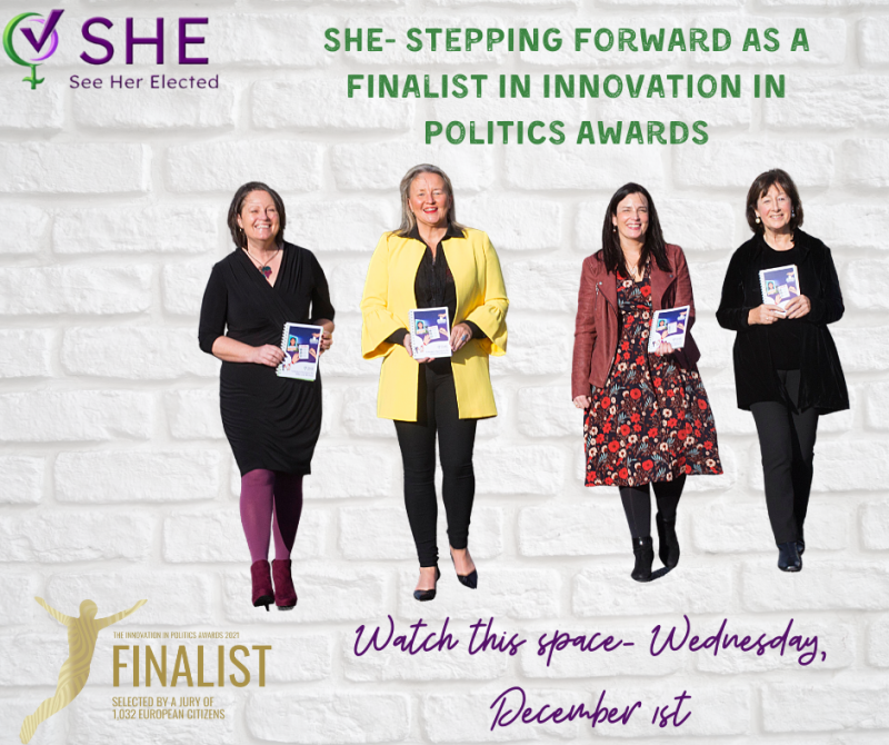 See Her Elected aiming for success at Innovation in Politics Award 2021 