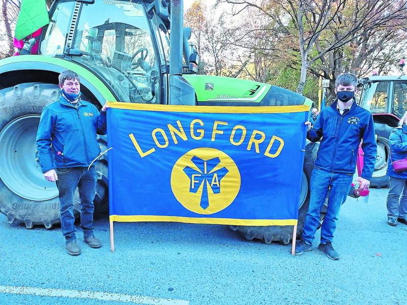 Longford farmers out in force at IFA's Save Irish Farming rally