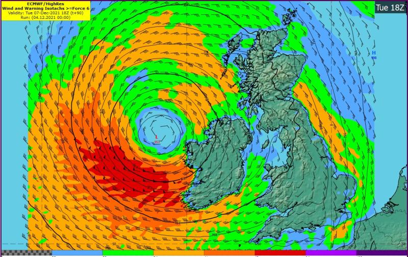  Storm Barra: Ireland put on alert by Government for potential 'Level Red' impact