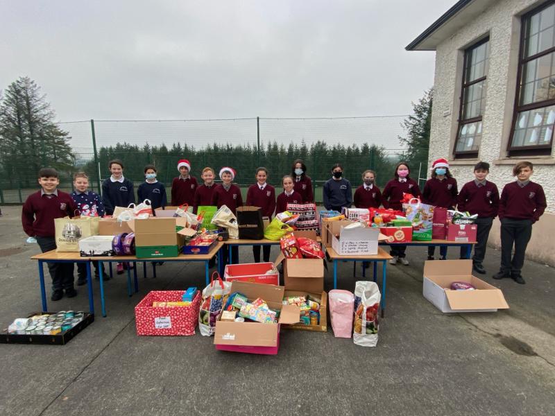 Longford pupils organise Christmas food collection for St Vincent de Paul