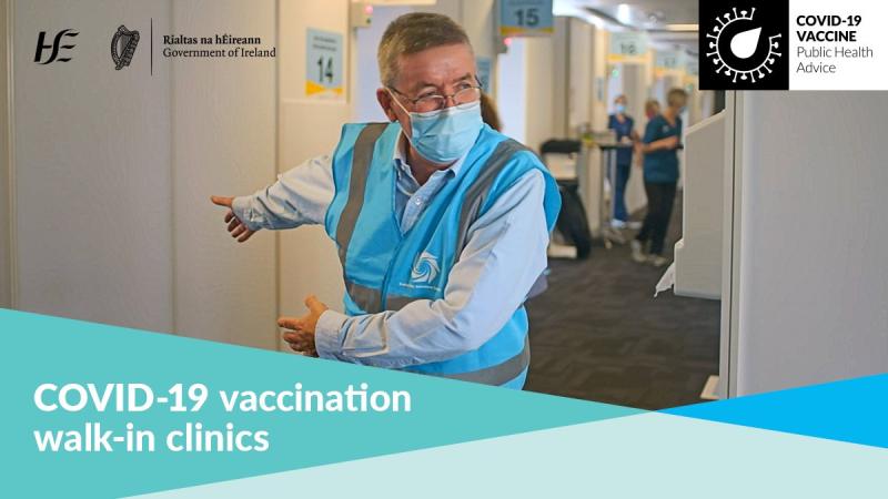 Longford Covid-19 vaccination and booster walk-in clinics this week
