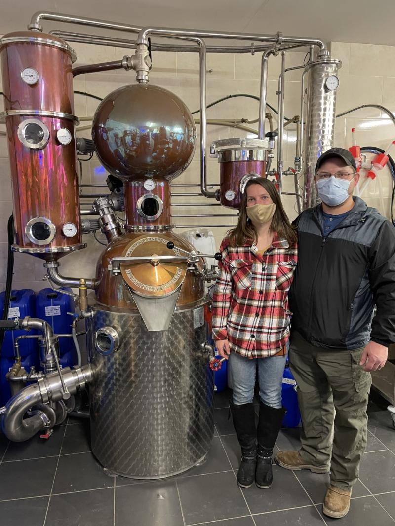 From Lanesboro to Lanesboro : American honeymooners pay visit to renowned Longford distillery 