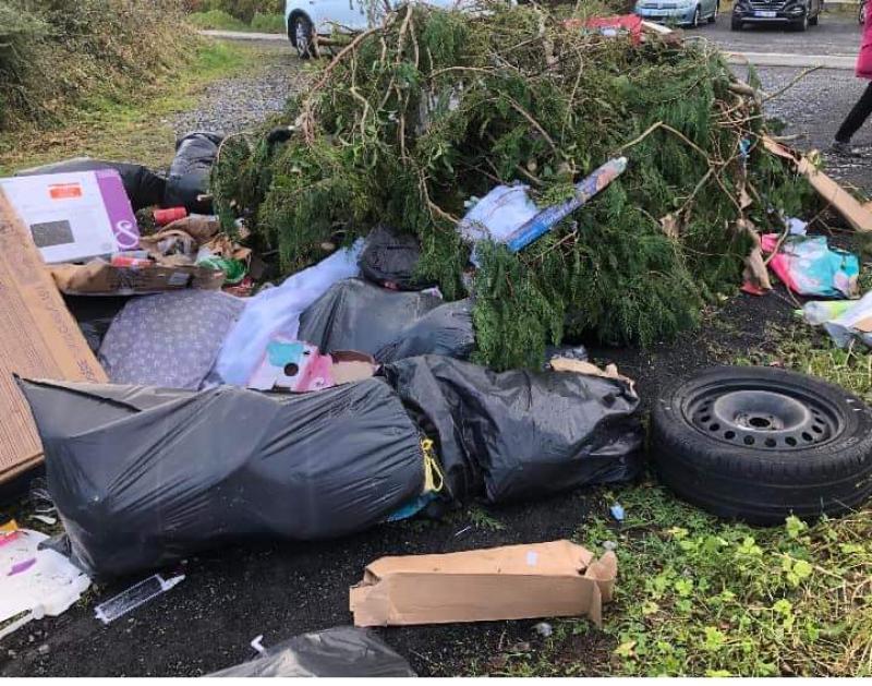 Longford councillor outraged at illegal dumping on popular Ardagh Mountain walkway