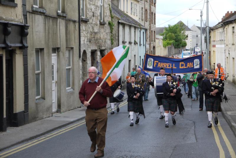 Longford to roll out red carpet  for 9th International Farrell Clan Rally this week