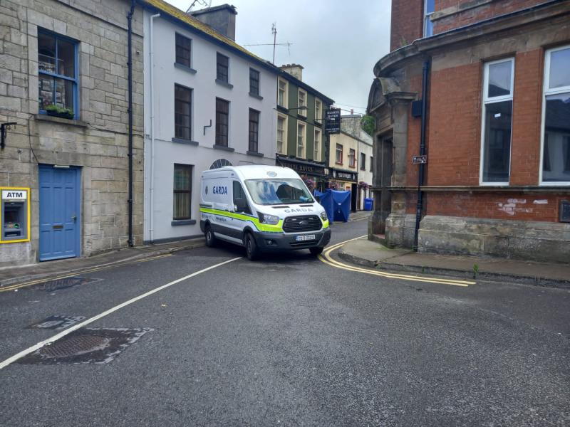 Gardai at scene following death of man in Leitrim