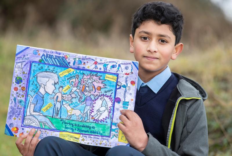 Longford pupil wins national art competition with hard-hitting poster message