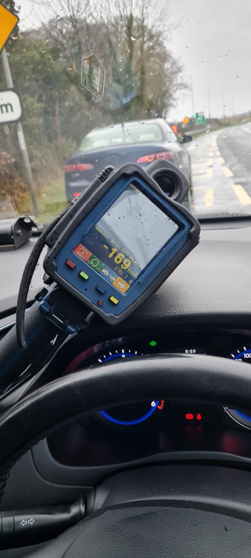 Longford gardaí arrest speeding driver 