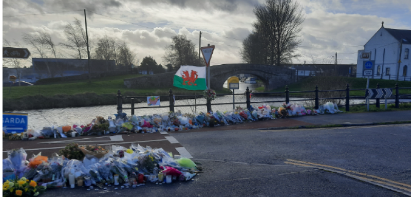 Welsh rugby fans pay respects at shrine to murdered teacher Ashling Murphy 