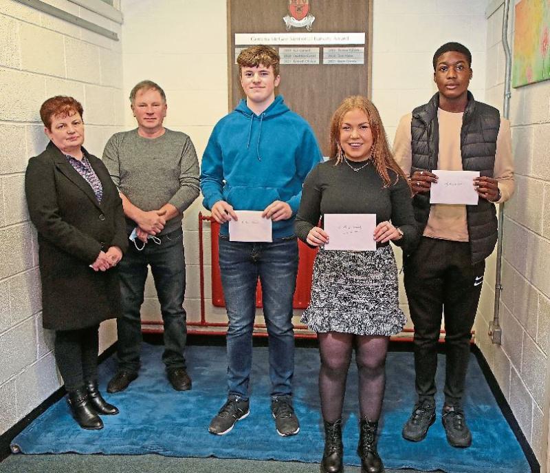 Longford students presented with Gemma McGee Memorial Bursary awards