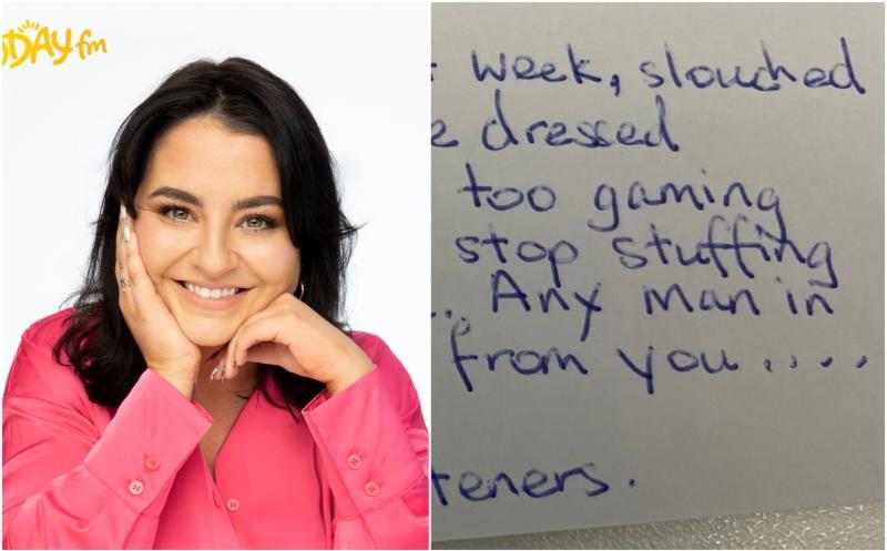 Today FM presenter receives vile letter slating her appearance on TV