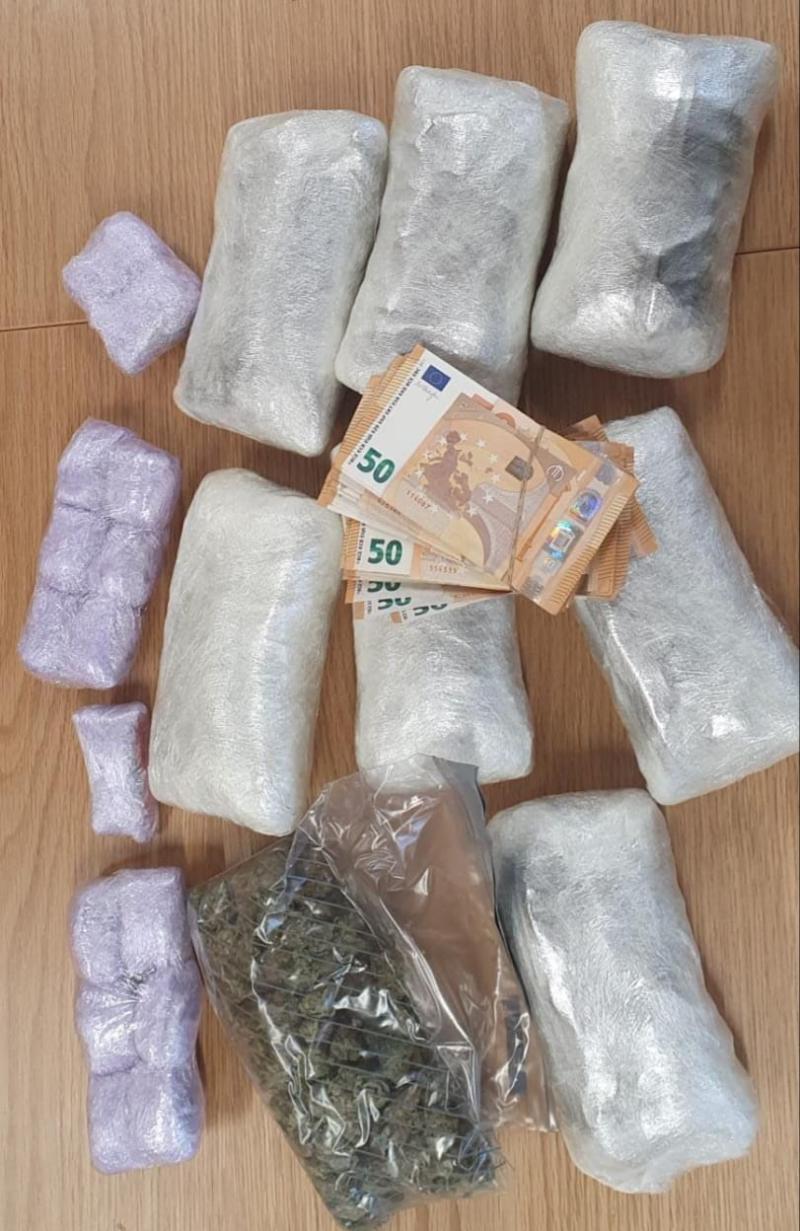 Man arrested as Cavan gardaí seize large quantity of cannabis and cash during Ballinagh raid