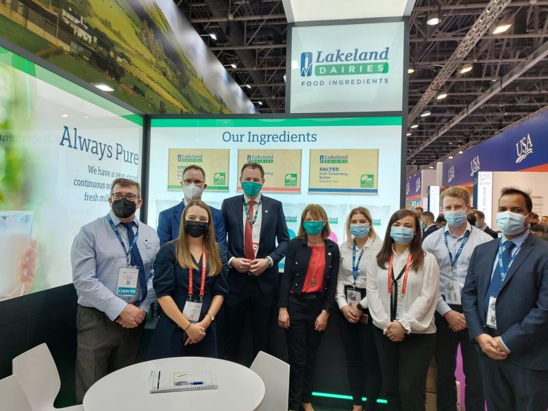 Minister McConalogue meets with Lakeland Dairies at major food trade event