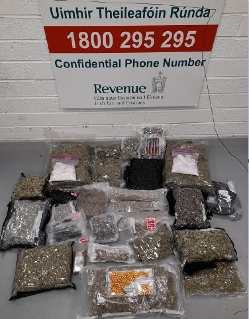 Illegal drugs destined for Longford seized during Revenue bust 