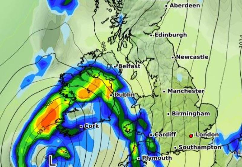 ALERT: Possibility of flooding as Met Eireann issues weather warning for a dozen counties