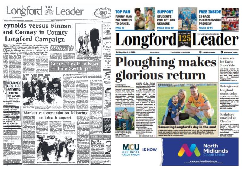 A new look for the Longford Leader as we celebrate 125 years