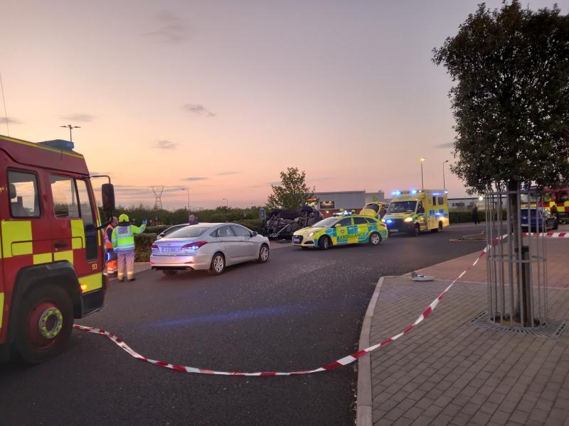 Car crash leads to arrest of five men in criminal activity investigation 