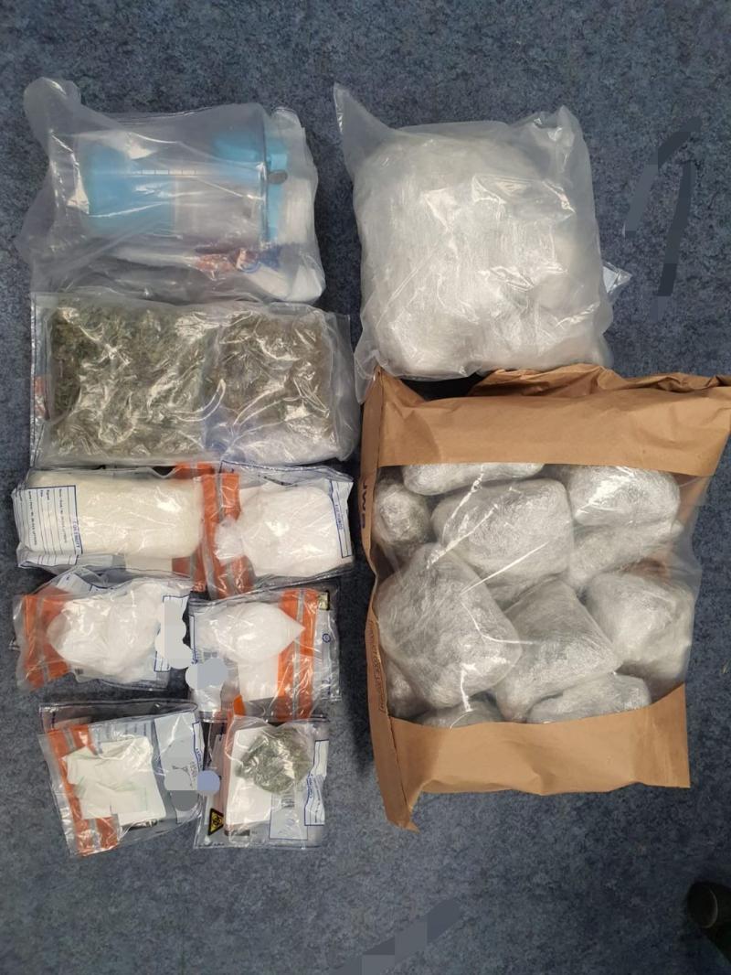 Three arrested in midlands following €90,000 drugs seizure 