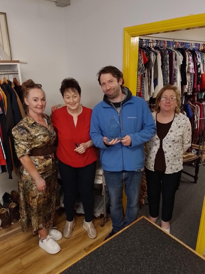 Vincent's Longford wins Team of the Year at SVP awards