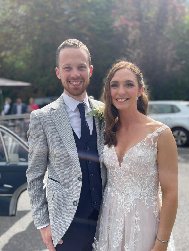 Big celebrations as popular local couple exchange wedding vows