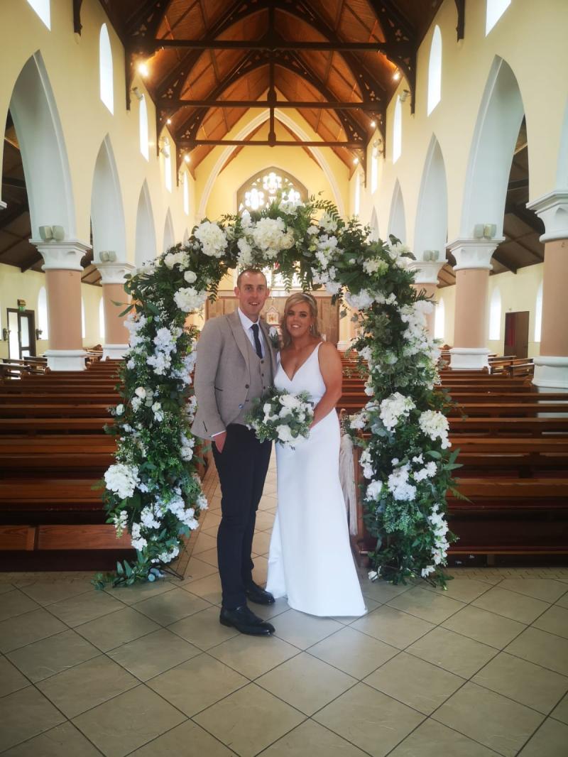 Wedding bells ring for local couple