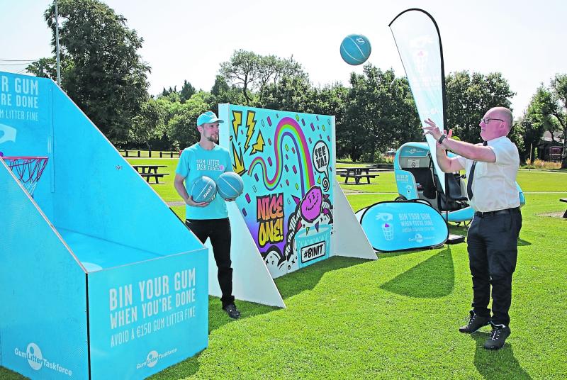 Longford launch campaign tackling gum litter 