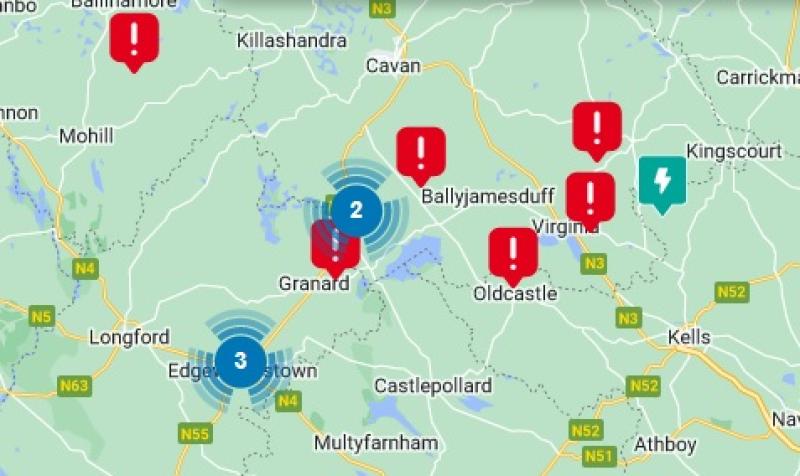 Two power outages in county