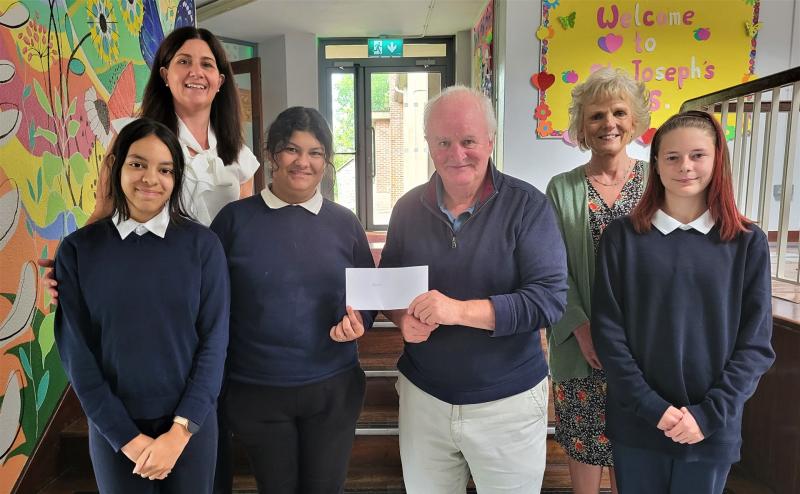 Longford National school make charity presentation