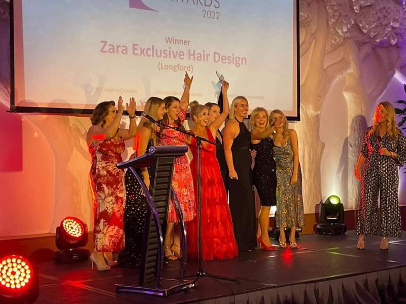 Longford salon wins prestigious 'Team of the Year' accolade at Irish Hair and Beauty Awards 
