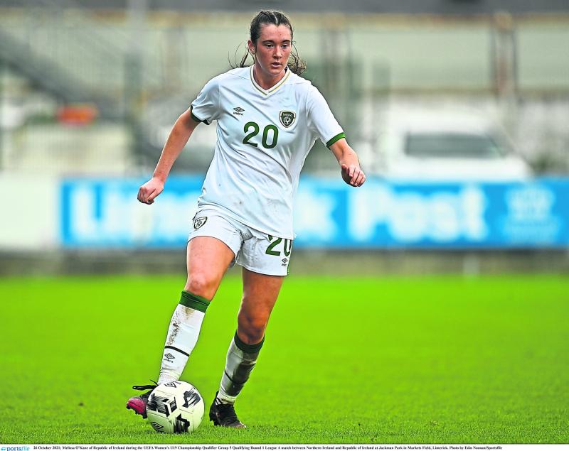 Longford’s Melissa O’Kane selected for Republic of Ireland Women’s U-19 soccer squad 