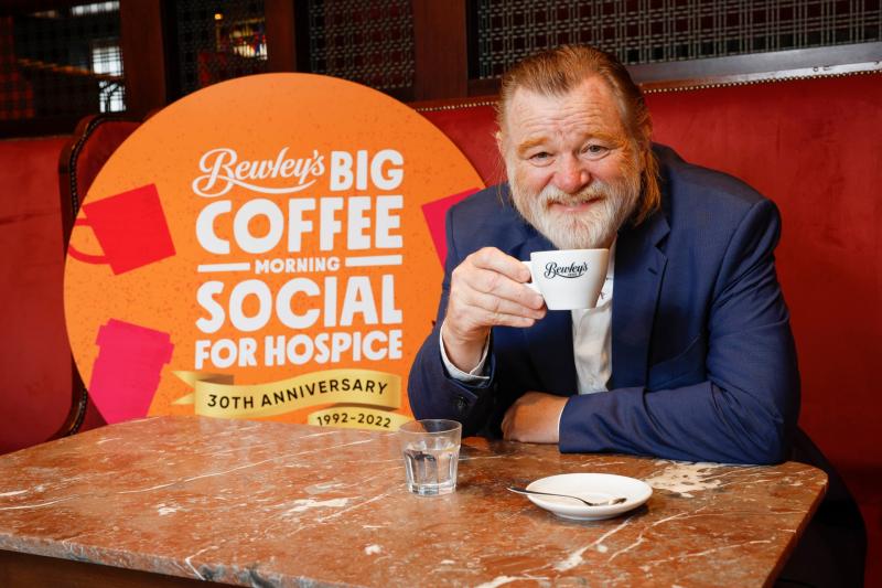 Brendan Gleeson urges Longford coffee lovers to host for Hospice