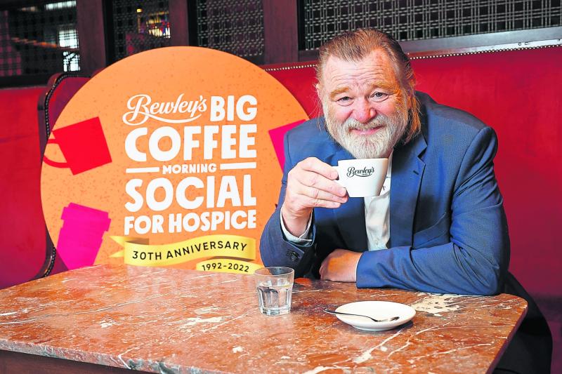 Brendan Gleeson urges Longford coffee lovers to host for Hospice