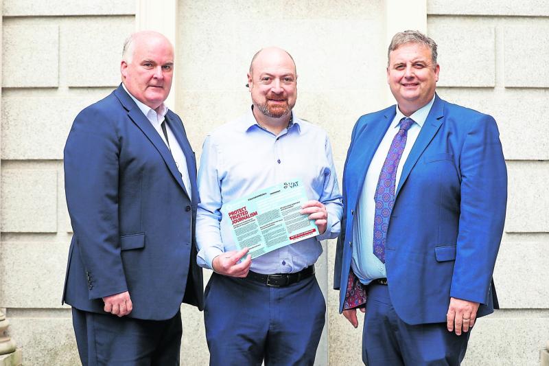 Longford TD attends briefing on campaign to end VAT on newspapers