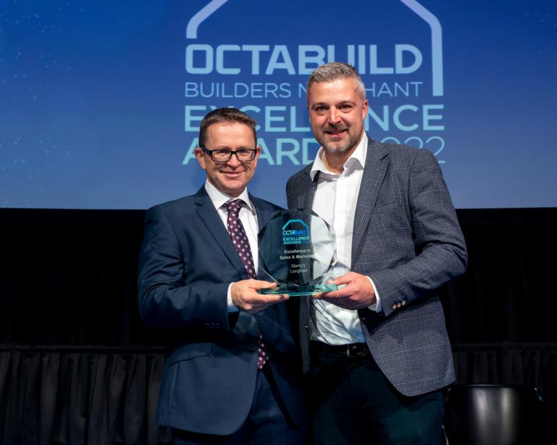 Ganly's Longford tops in sales and marketing at All-Ireland Octabuild builders merchant excellence awards