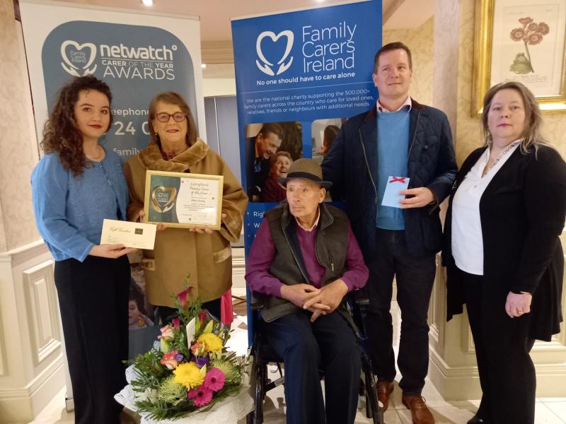 Longford family carer honoured with award