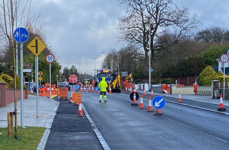 Night time road closures in Longford town to facilitate Ballinalee Road works