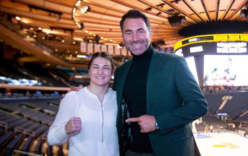Eddie Hearn delivers disappointing update on Katie Taylor's homecoming fight