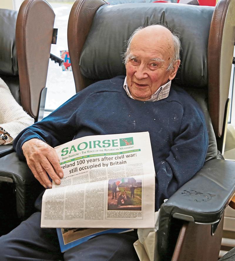 Former Longford councillor Seán Lynch celebrates 90th birthday