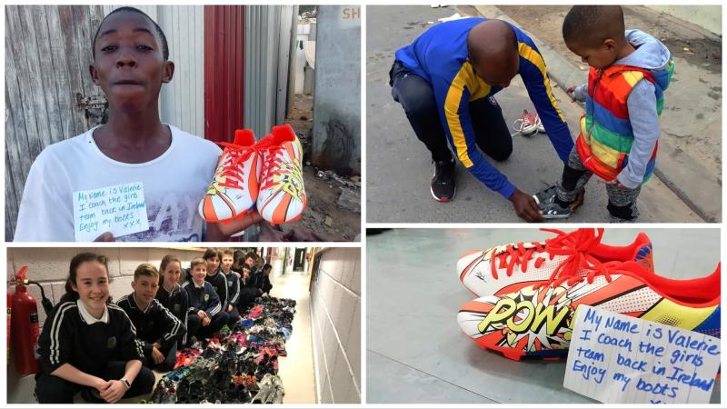 Hundreds of Longford pupils donating pre-loved shoes to township children