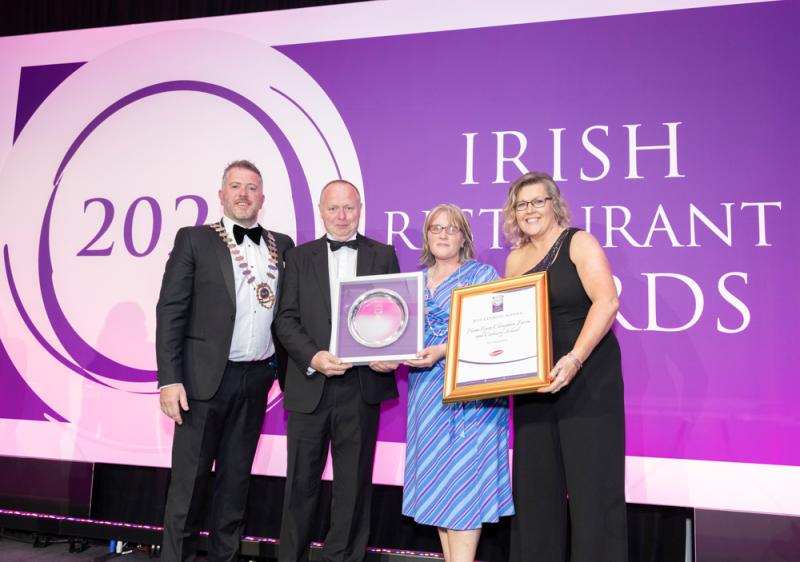 Longford's Cloughan Farm named Best Cookery School at prestigious Irish Restaurant Awards