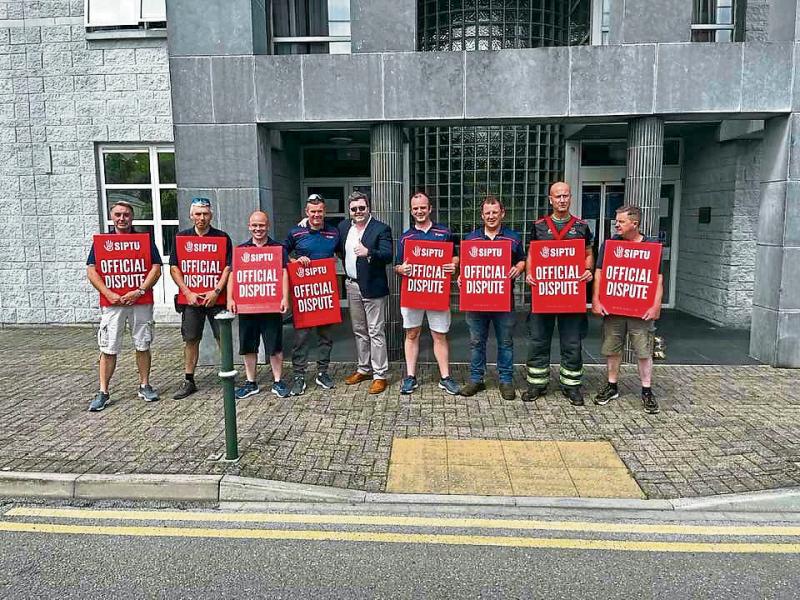 Firefighters row