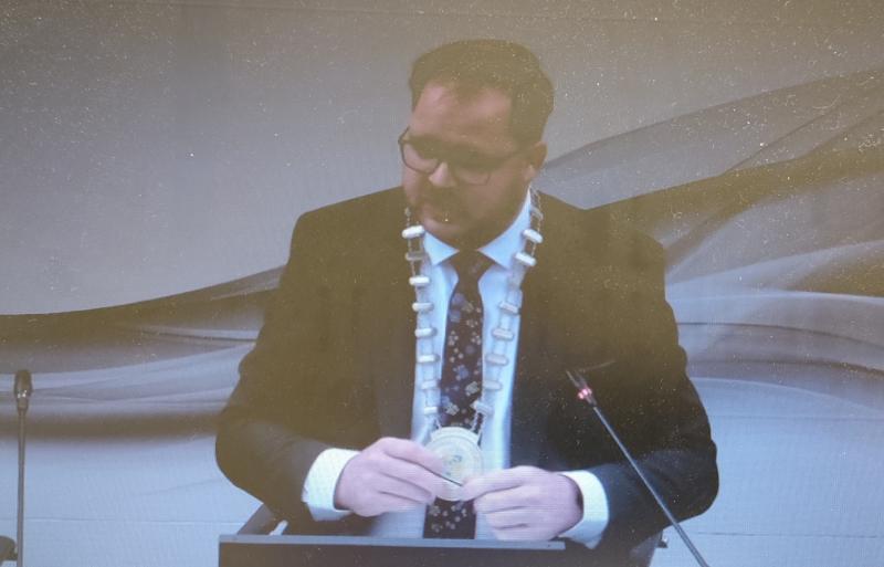 Kenagh Fine Gael councillor Colm Murray becomes Longford's youngest first citizen 