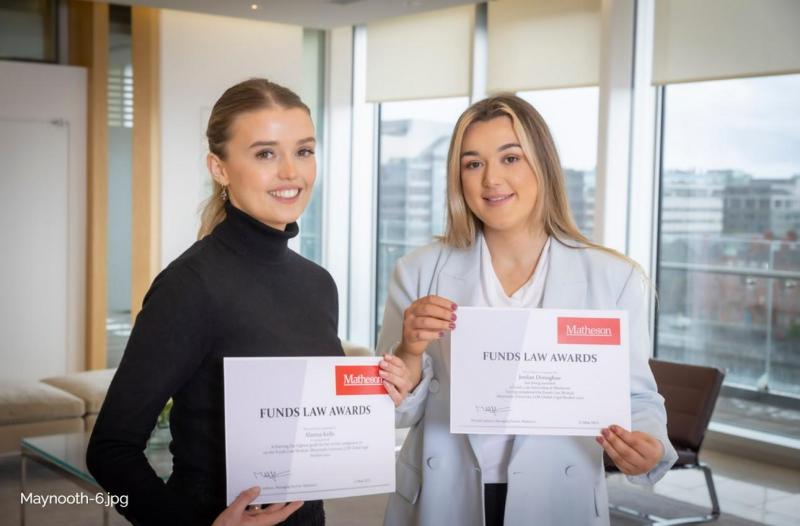 Dream come true for Longford student awarded internship at top international law firm Matheson