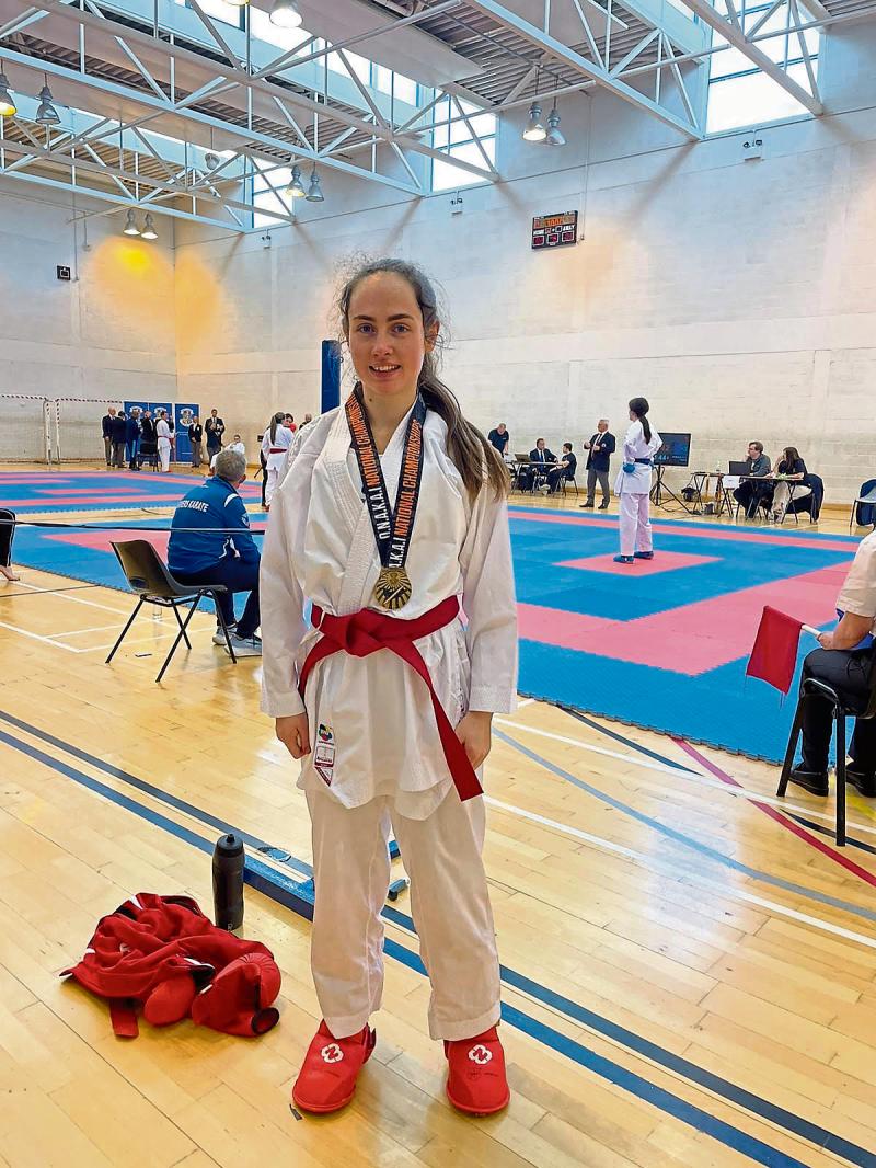 Longford karate queen takes home All-Ireland gold for second year