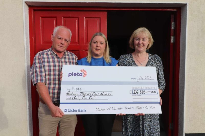 Successful Longford and Roscommon fundraiser in memory of Ronan McDermott raises almost €15,000 for Pieta House 