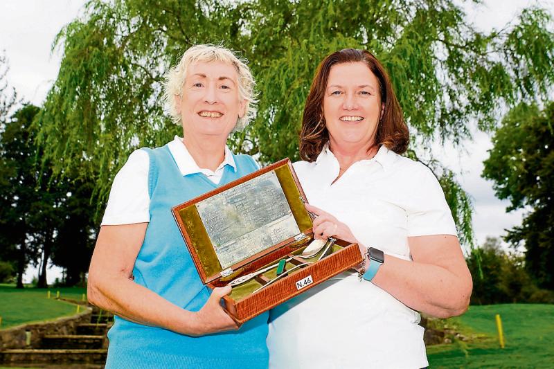 County Longford Golf Club's Casey and Gregg celebrated home win at Australian Spoons 