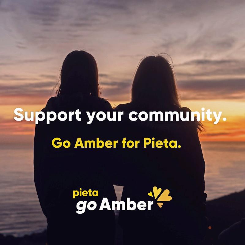 Pieta urges Longford businesses  to ‘Go Amber’ and help tackle suicide 