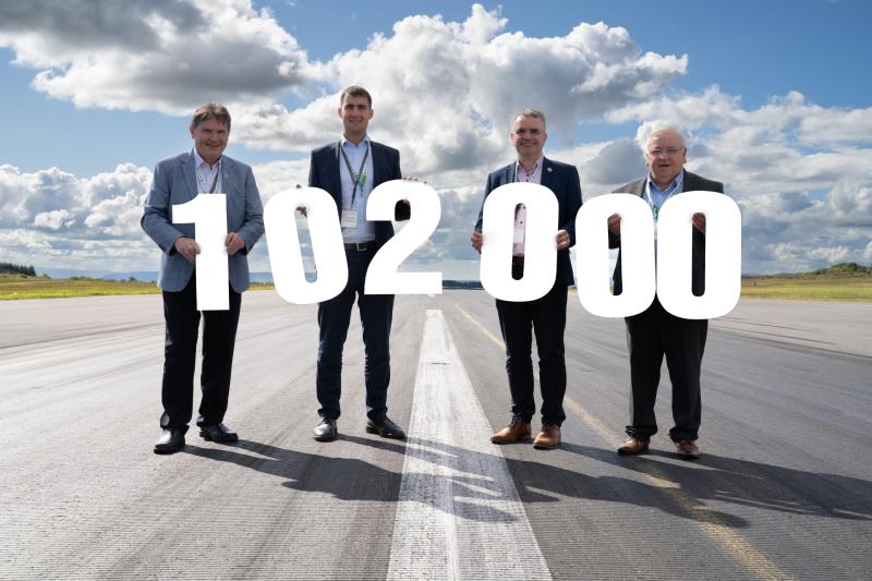 A record 102,000 passengers travelled through Ireland West Airport in August