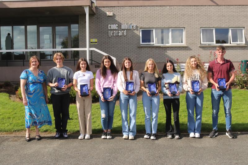 North Longford secondary  school honours impressive Leaving Cert high achievers 