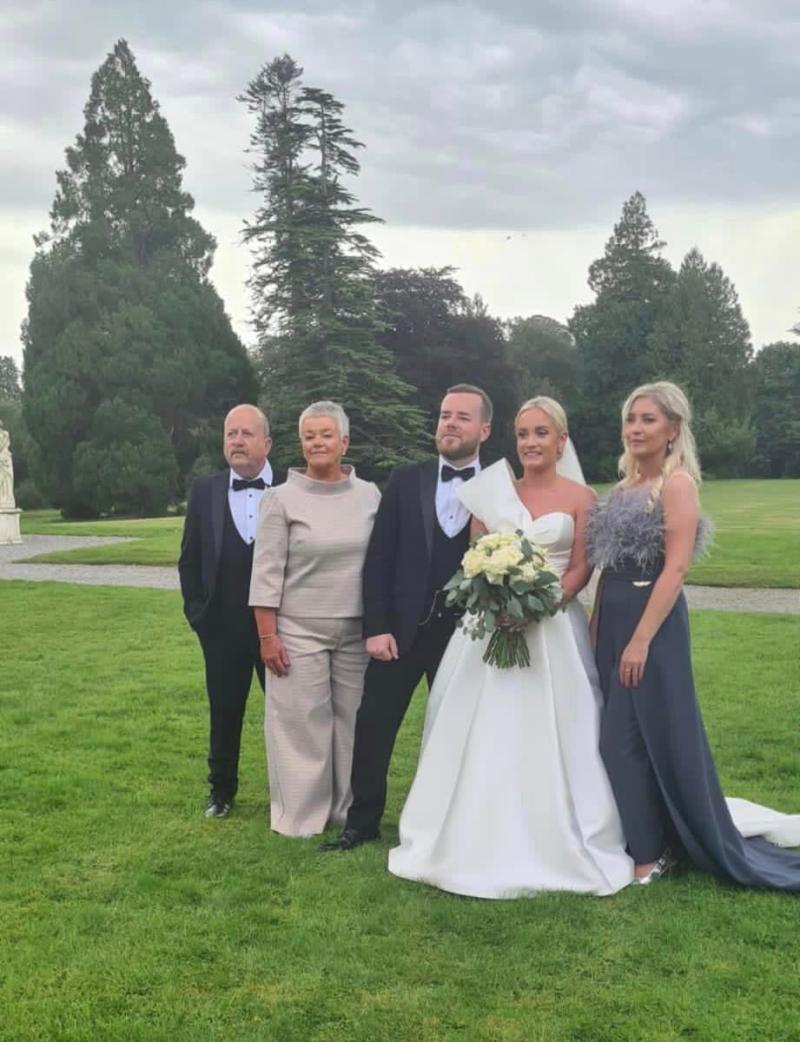 Lovely local couple celebrate marriage in style at Lough Rynn Castle and Estate
